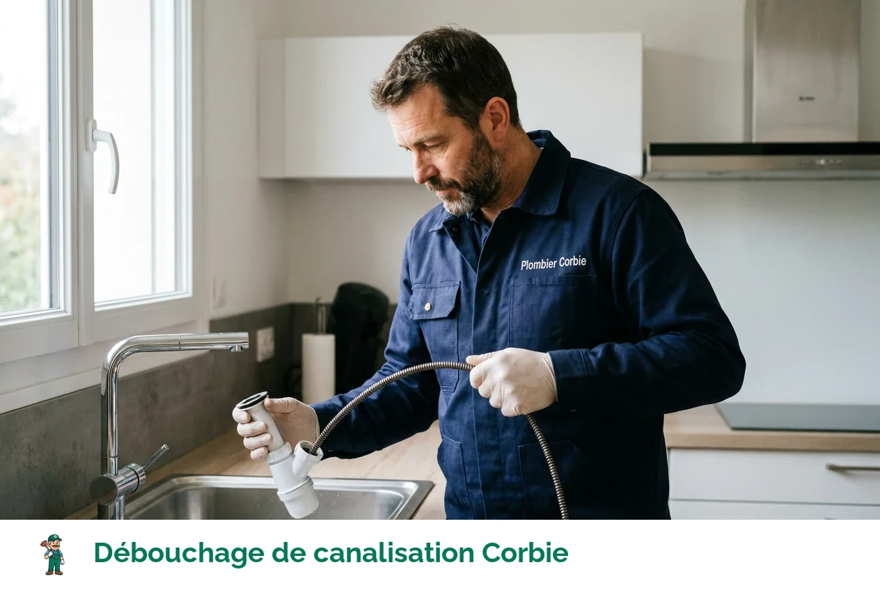 Débouchage de canalisation à Corbie