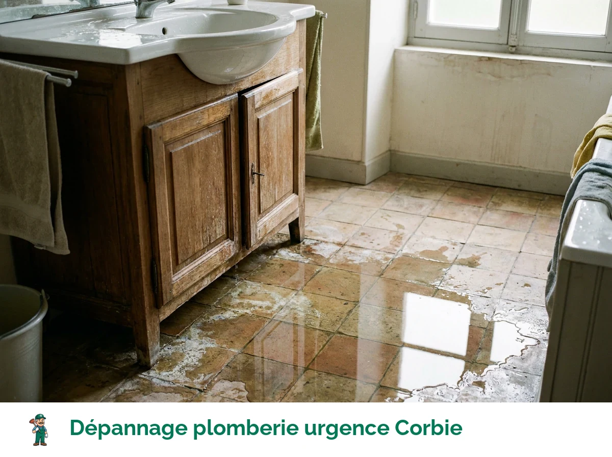 Dépannage plomberie urgence à Corbie