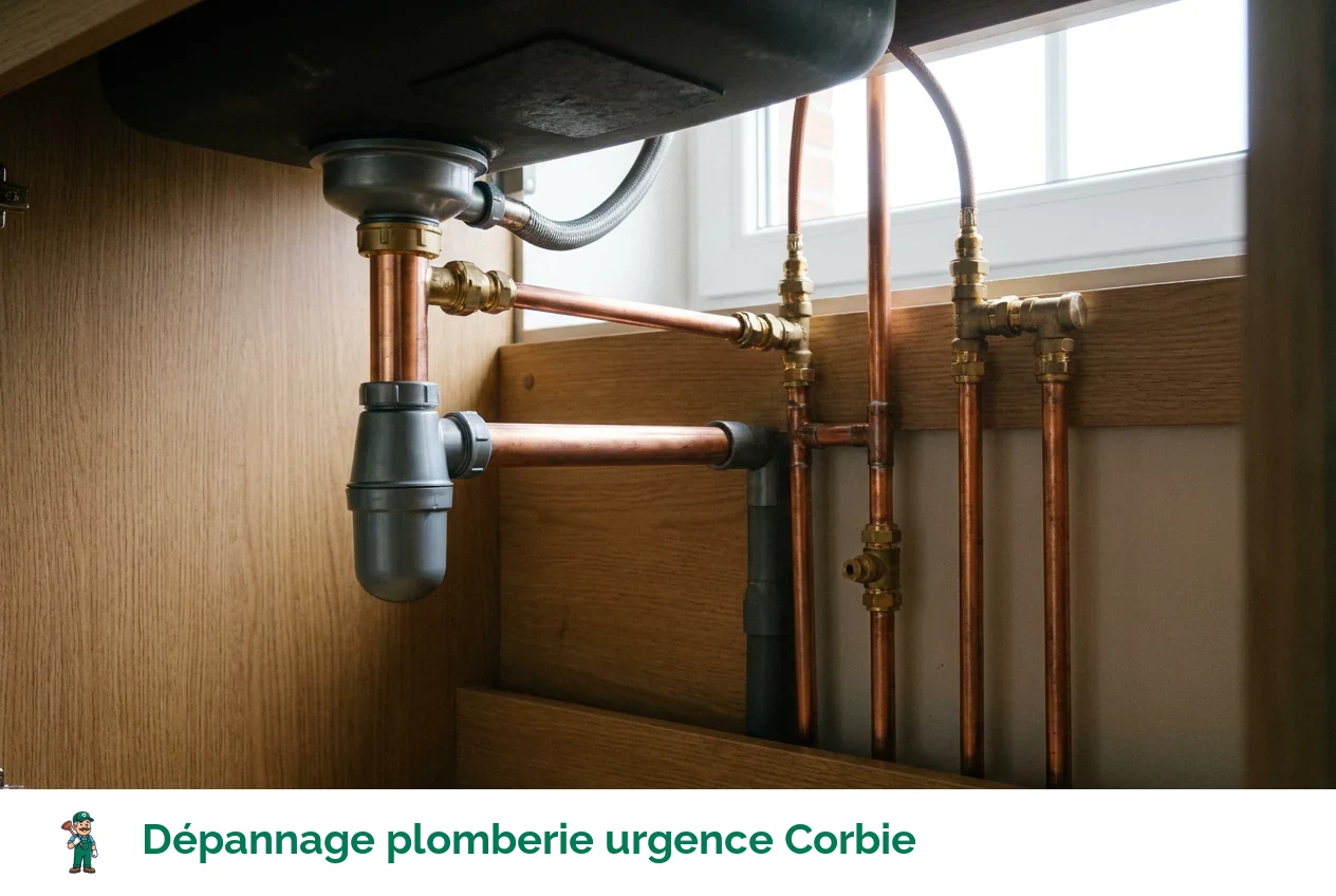 Dépannage plomberie urgence à Corbie