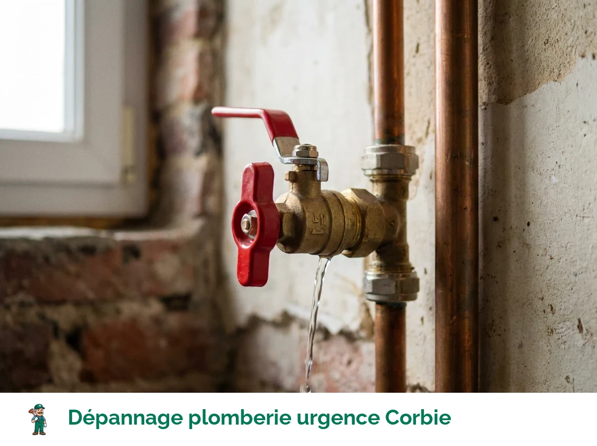 Dépannage plomberie urgence à Corbie