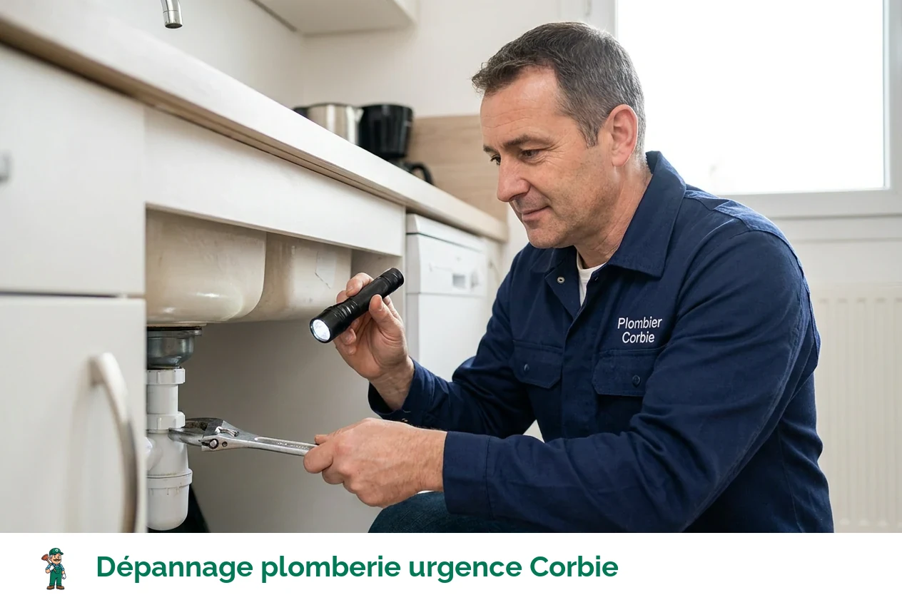 Dépannage plomberie urgence à Corbie