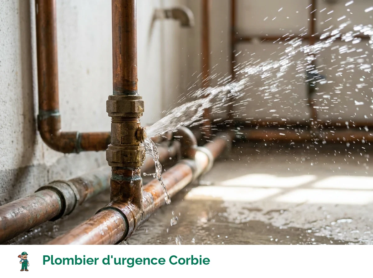 Plombier d'urgence à Corbie