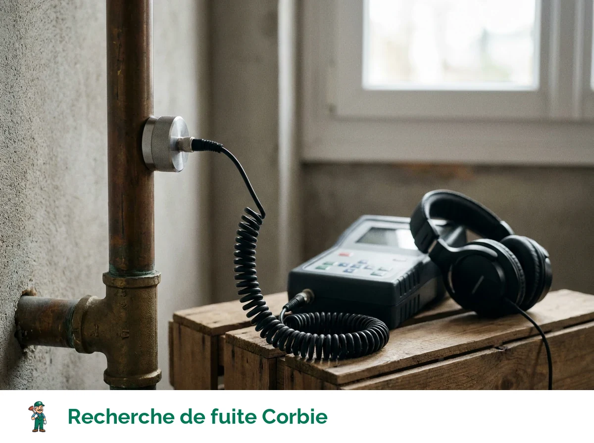 Recherche de fuite à Corbie