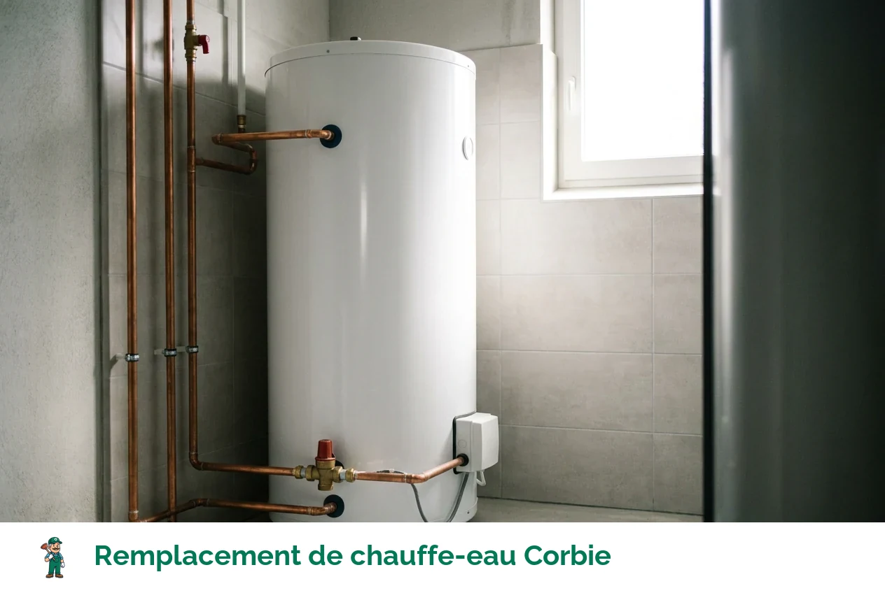 Remplacement de chauffe-eau à Corbie