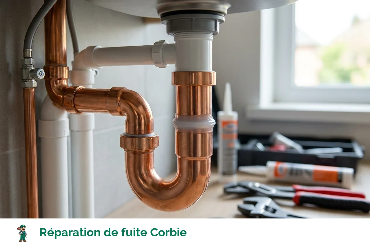 Réparation de fuite à Corbie
