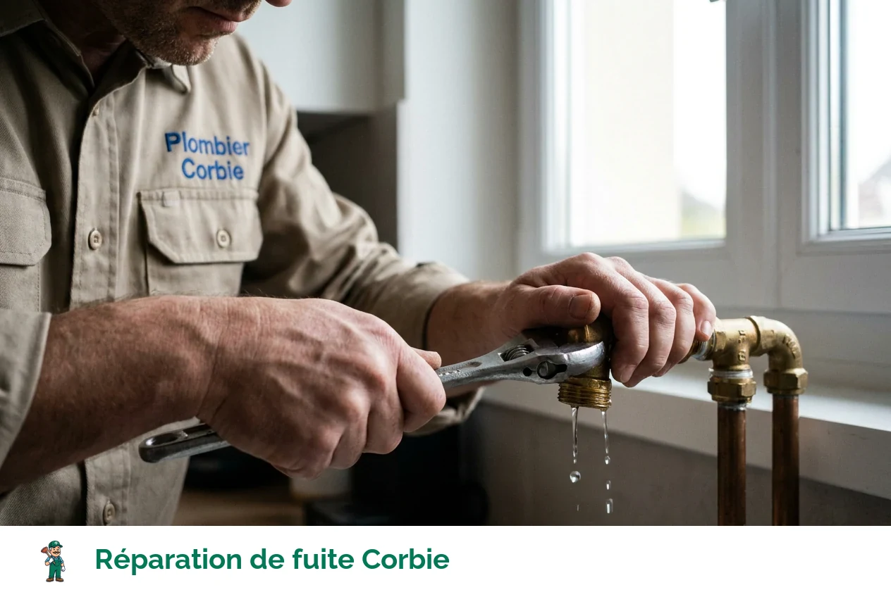 Réparation de fuite à Corbie